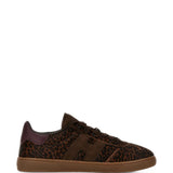 Sneakers cool con stampa leopardata multicolore 