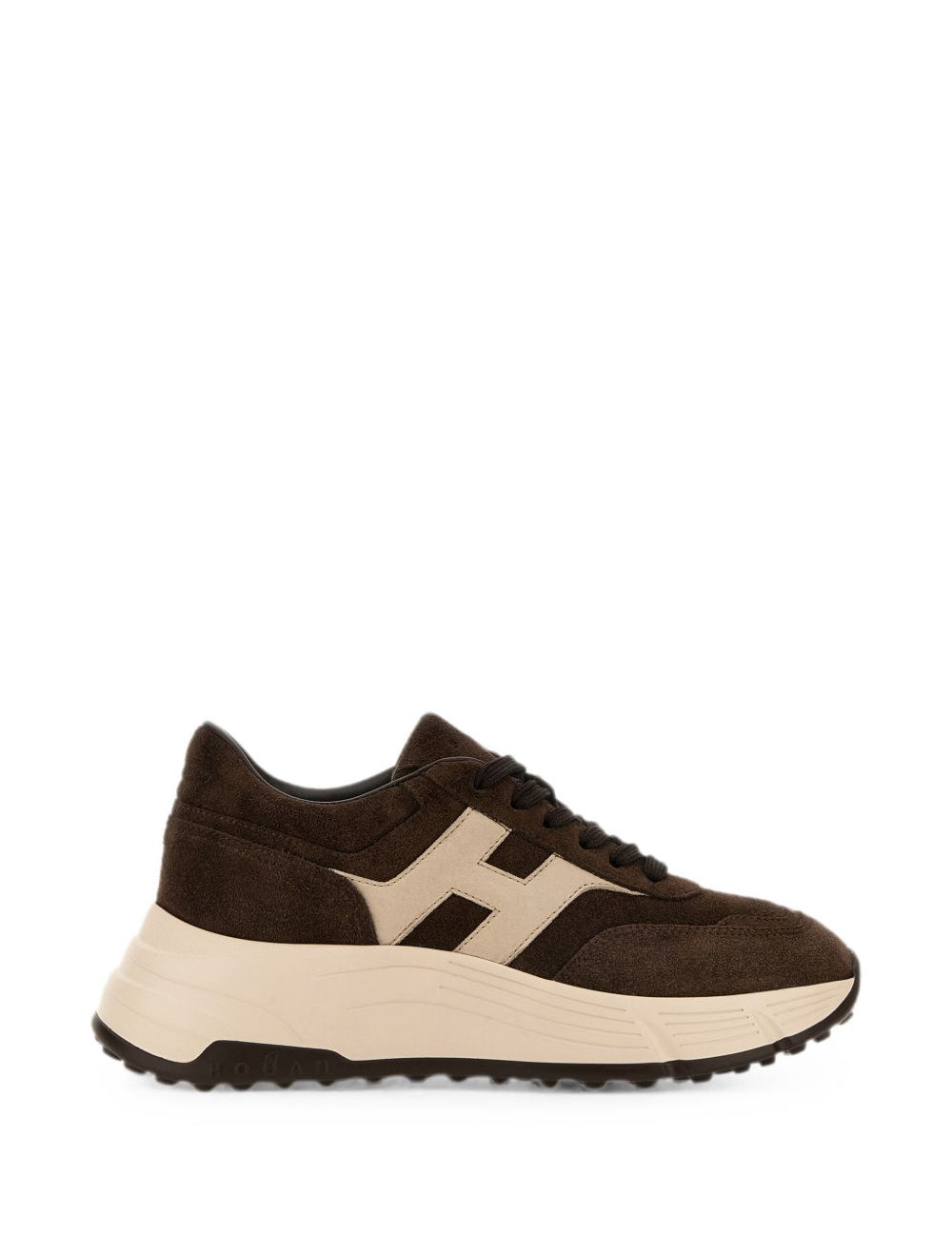 Sneakers Hi-Fi in marrone 