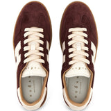 Sneakers H698 con suola chunky in bordeaux 