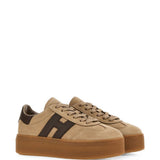 Sneakers H698 con suola chunky in beige 