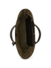 Brown logo shoulder bag