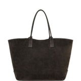 Borsa a spalla con logo in marrone 