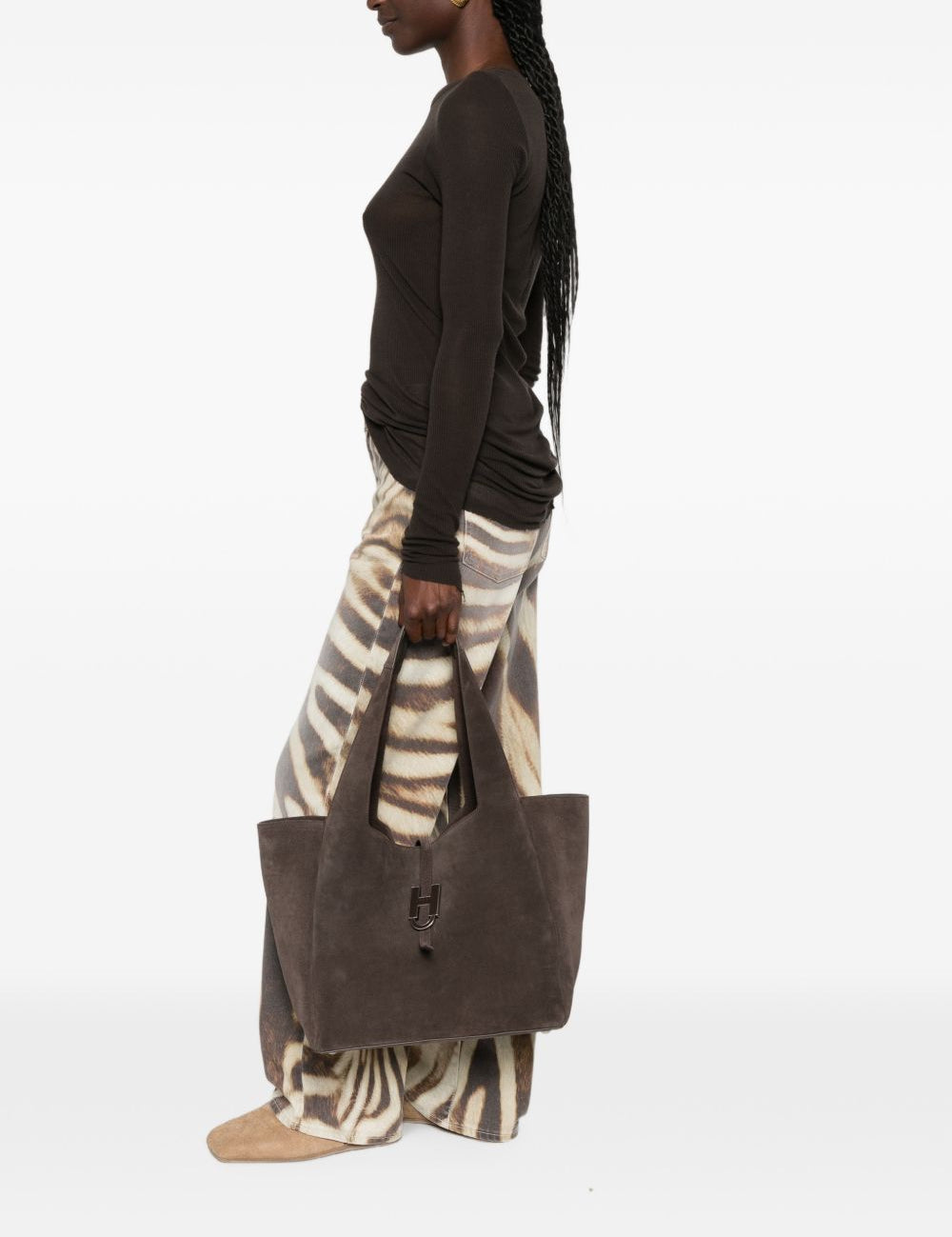 Borsa a spalla Trend in marrone 
