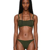 Bikini due pezzi iris in verde 