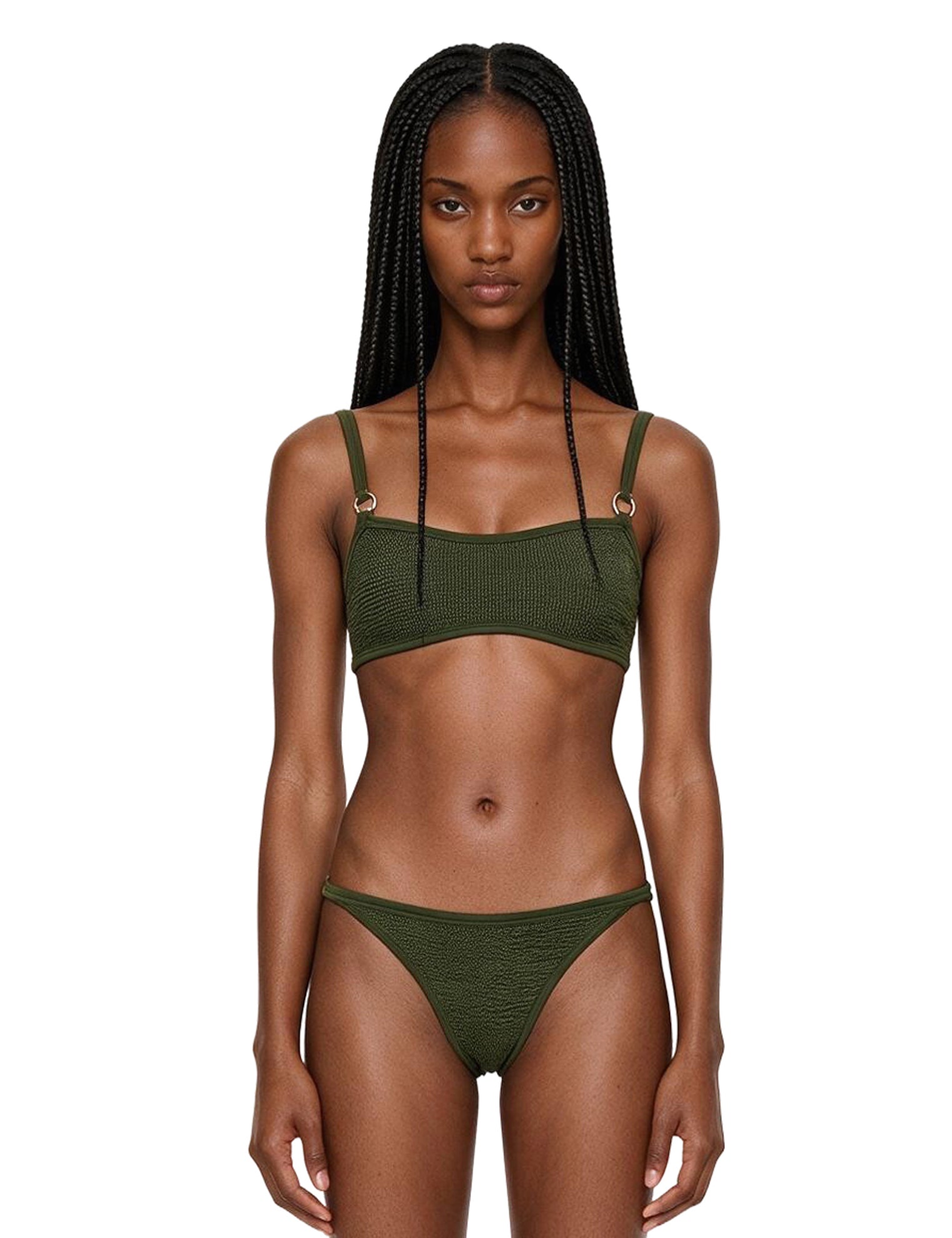 Bikini due pezzi iris in verde 