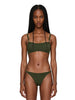 Iris two-piece bikini in green