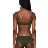 Bikini due pezzi iris in verde 