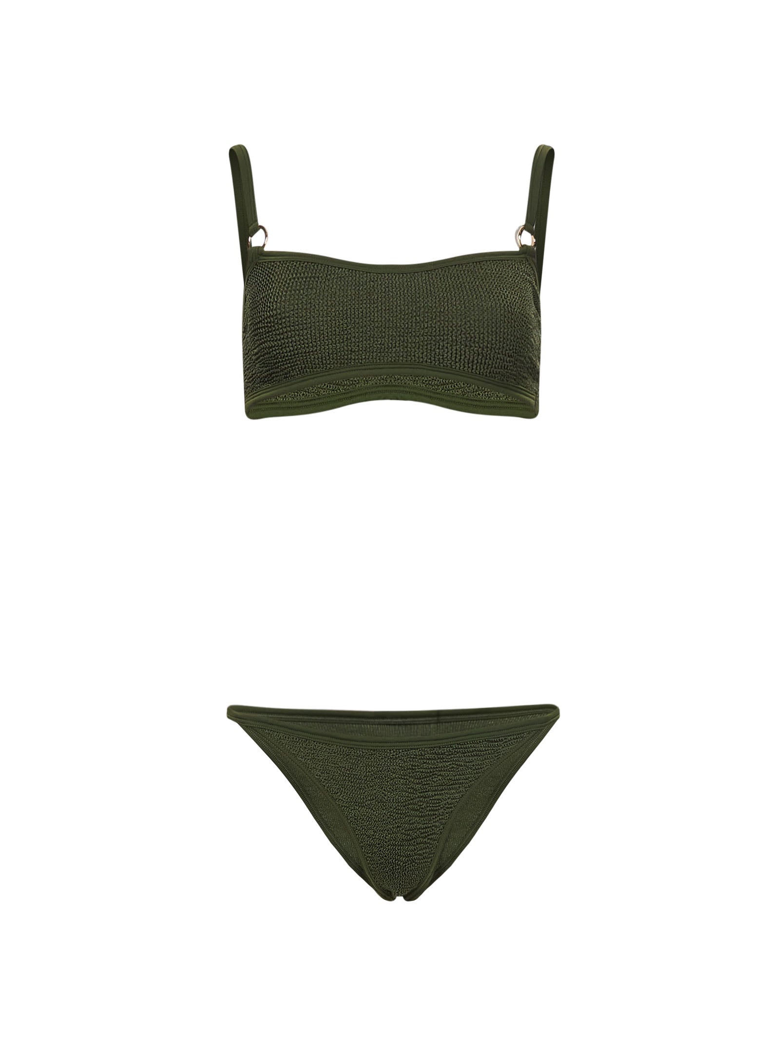 Bikini due pezzi iris in verde 