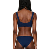 Bikini Julia con detaglio ad anello in blu 