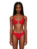 Julia ring bikini in red
