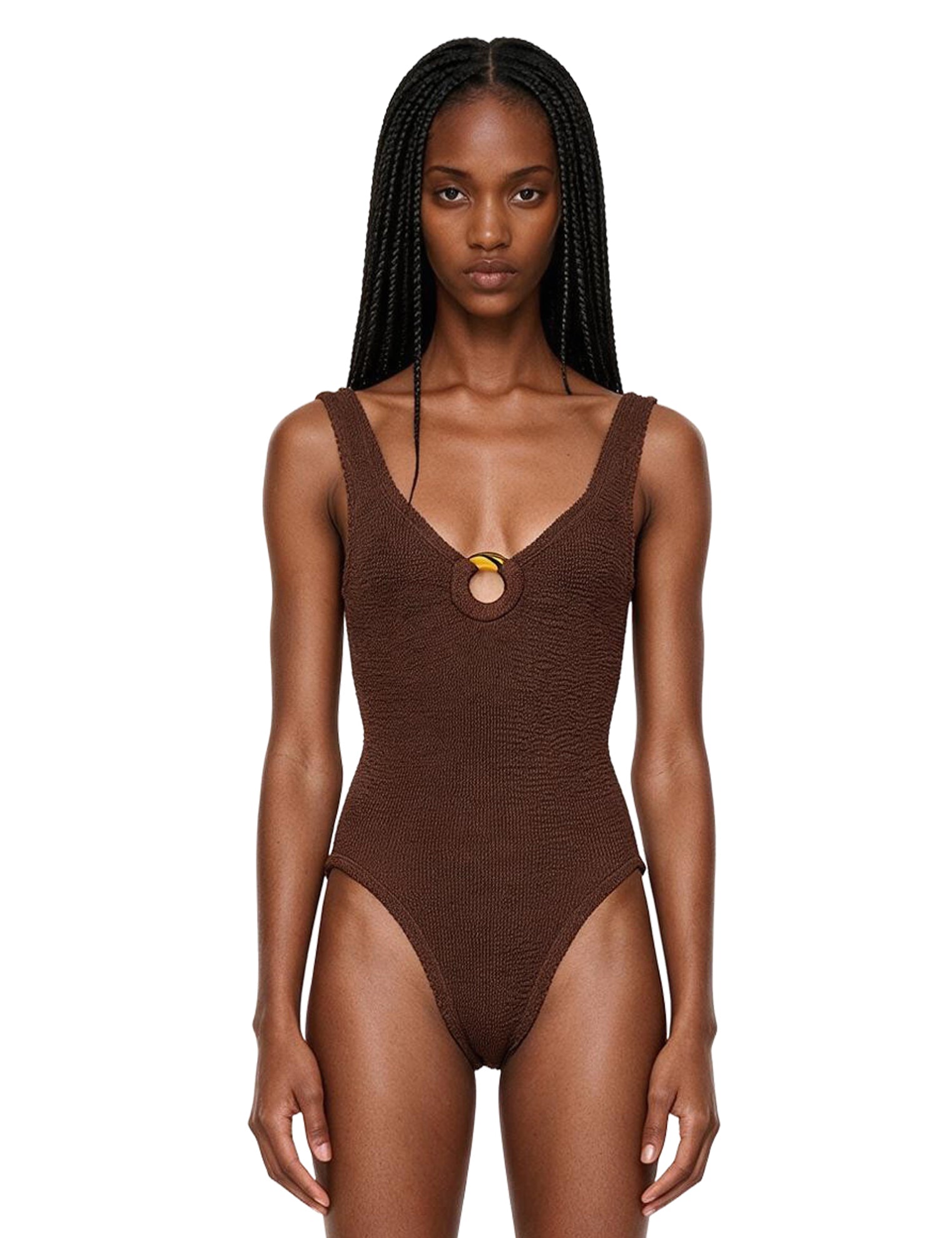 Costume intero celine in marrone 
