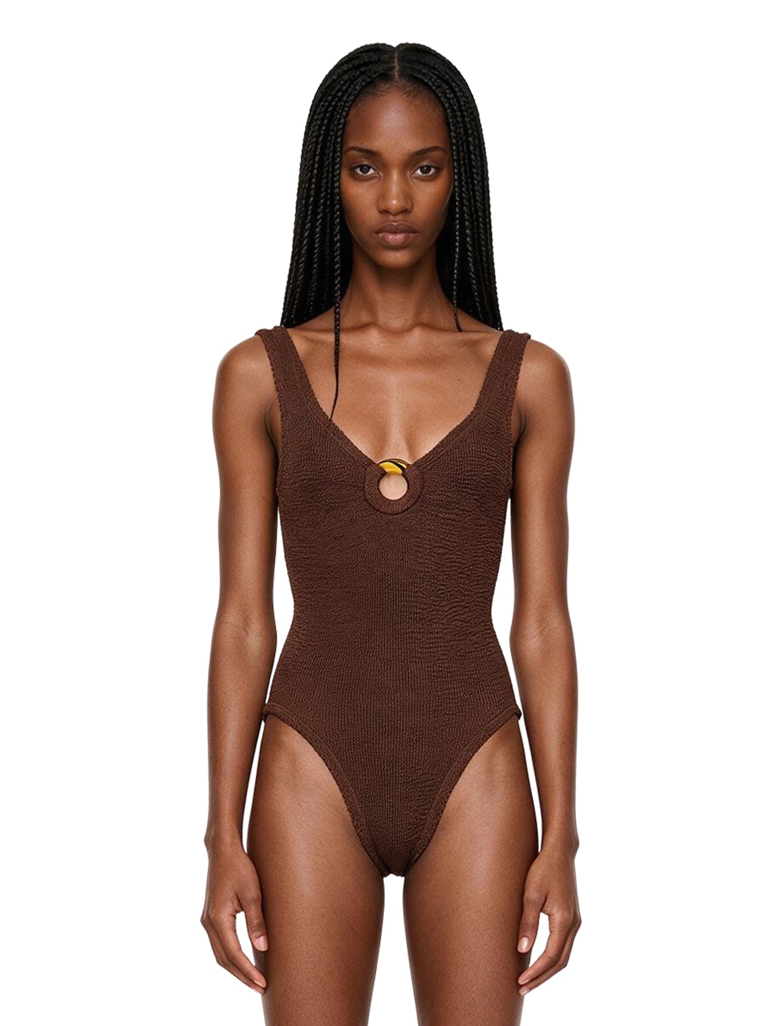 Costume intero celine in marrone 