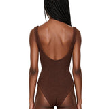Costume intero Celine in marrone 