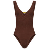 Costume intero celine in marrone 
