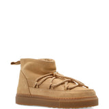 Stivaletti in pelle con lacci classic in beige 