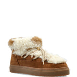 Stivaletti teddy low in marrone 