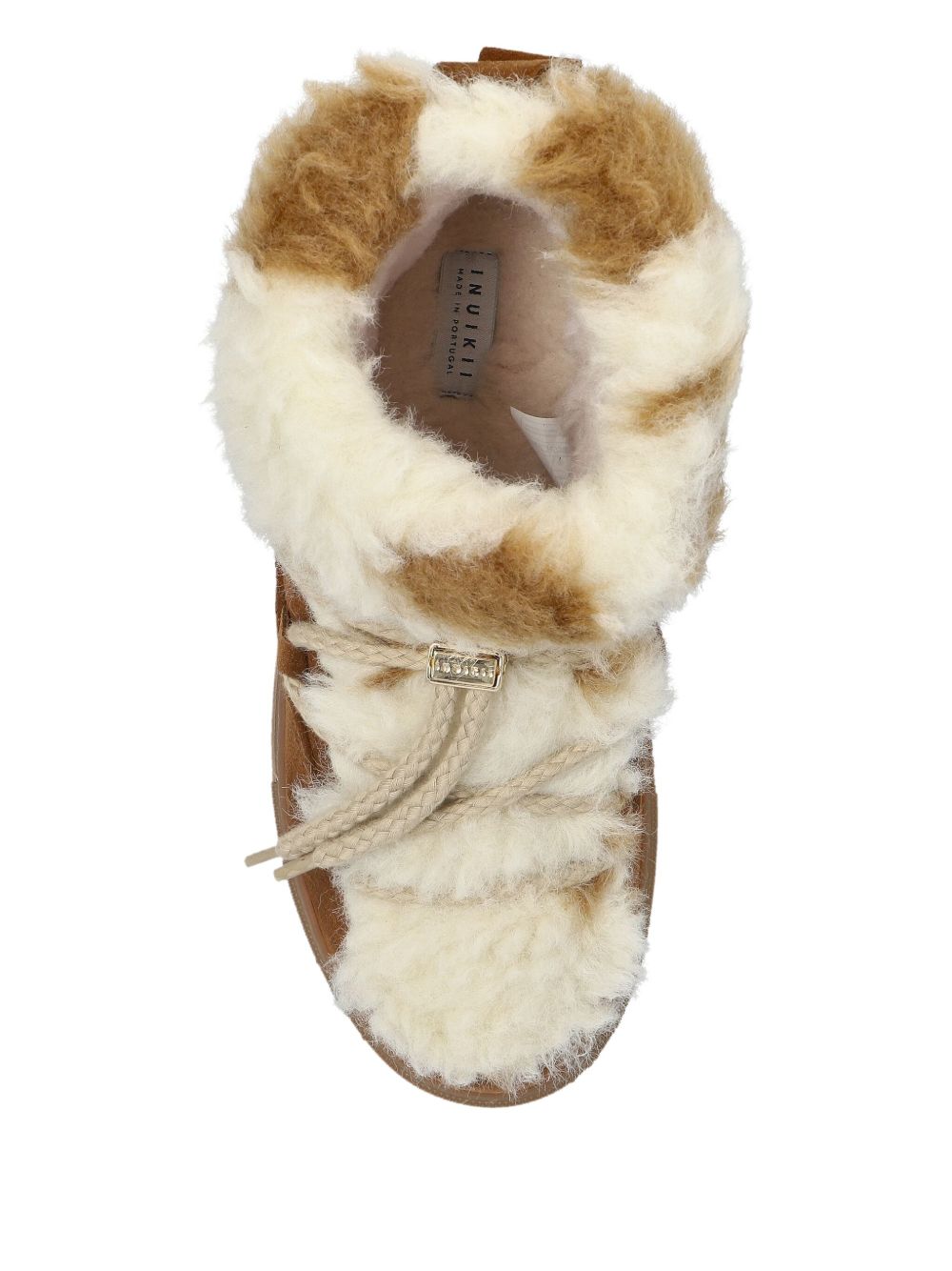 Stivaletti teddy low in marrone 