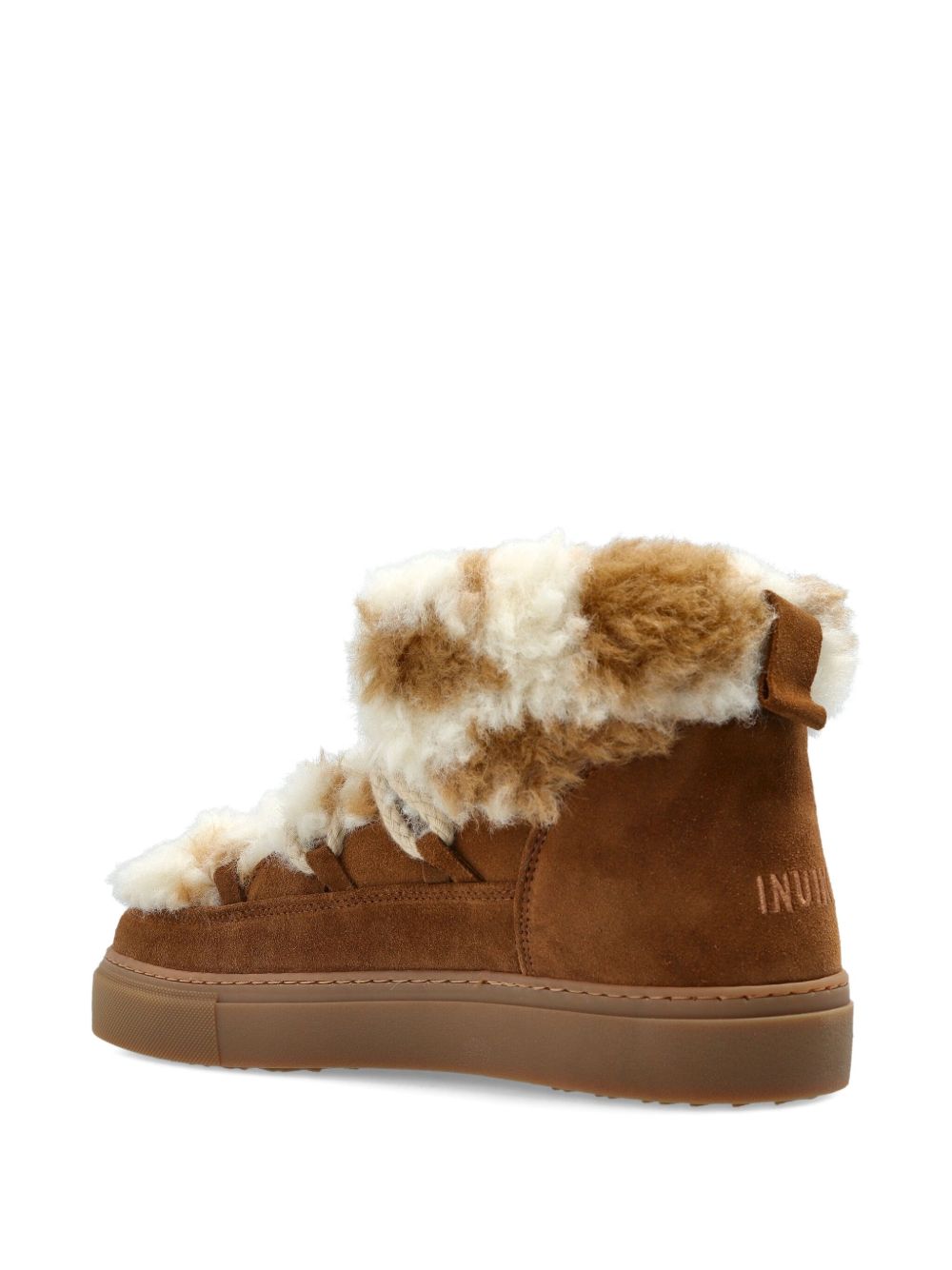 Stivaletti teddy low in marrone 