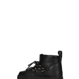 Stivaletti in pelle nero 