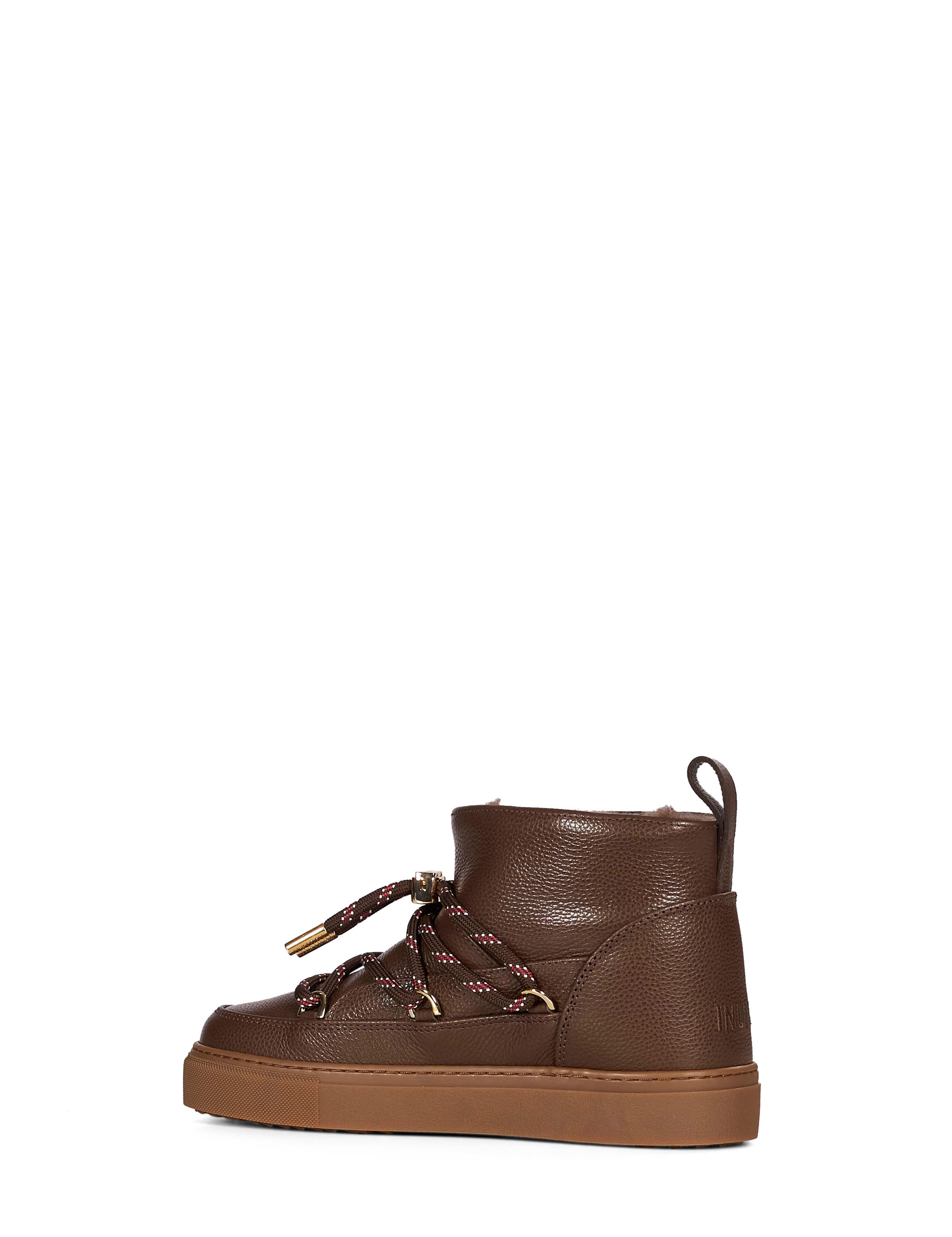 Stivaletti in pelle marrone 