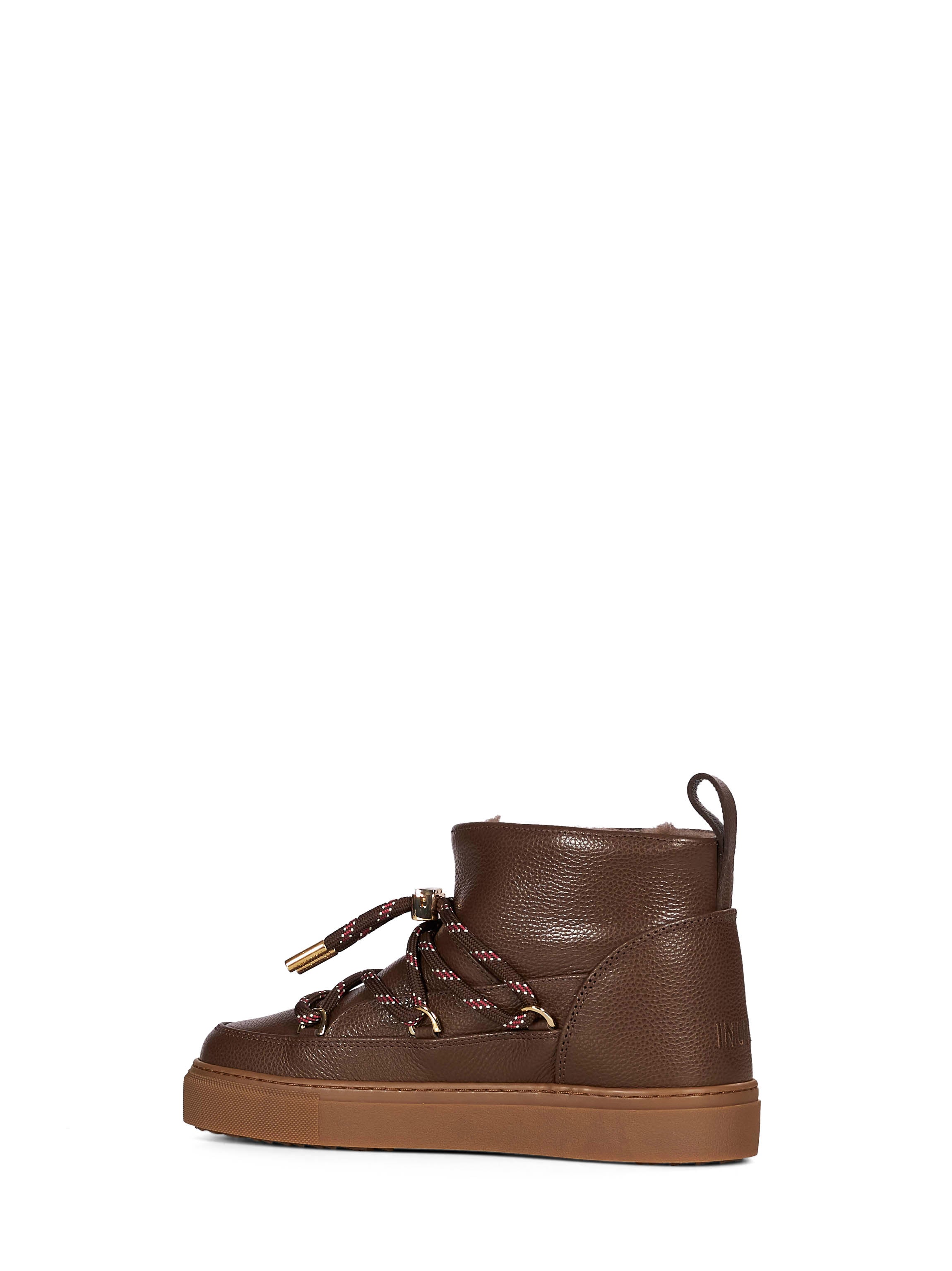 Stivaletti in pelle marrone 