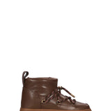 Stivaletti in pelle marrone 