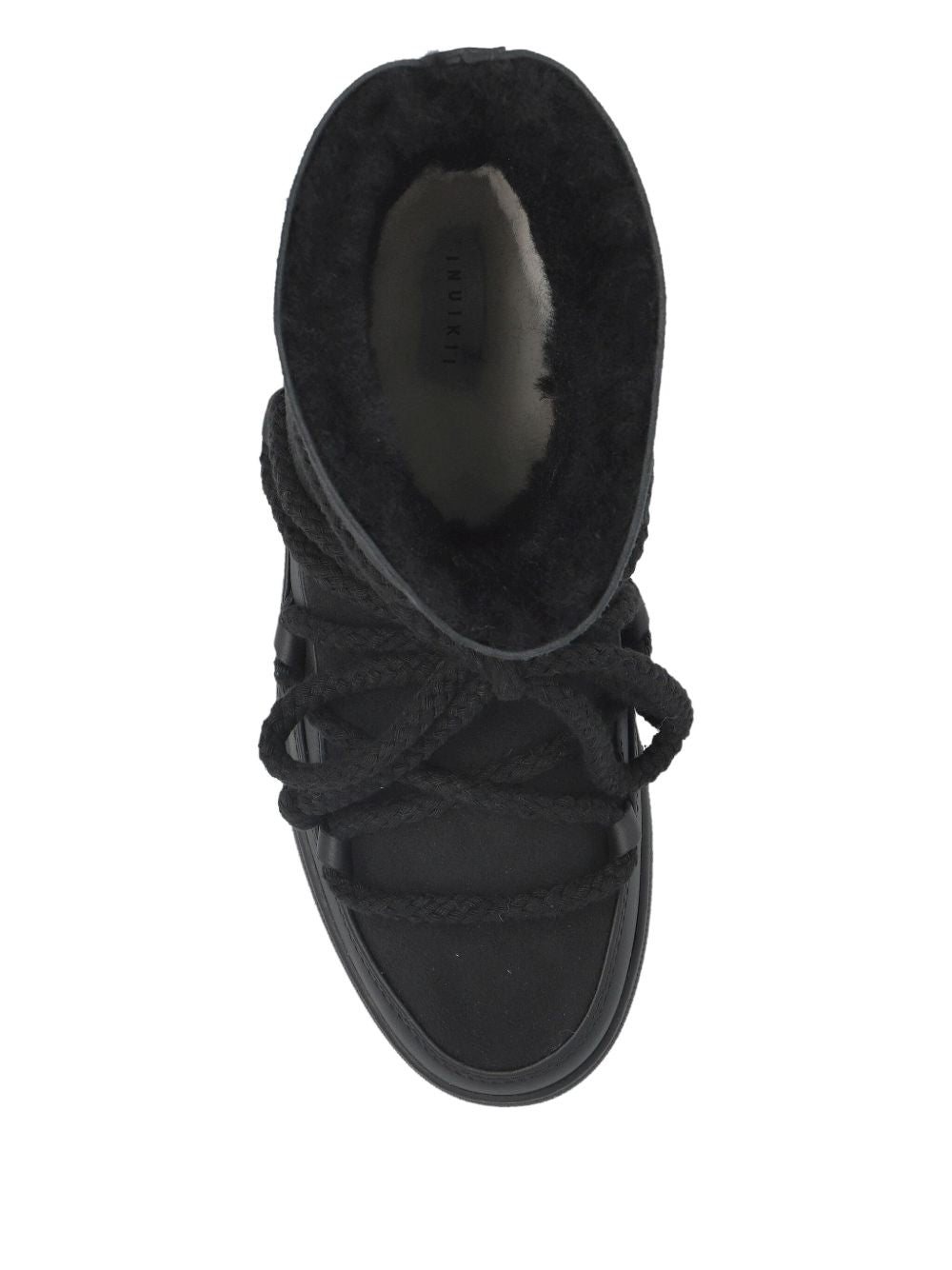 Stivaletti in pelle con lacci classic in nero 