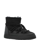 Stivaletti in pelle con lacci classic in nero 