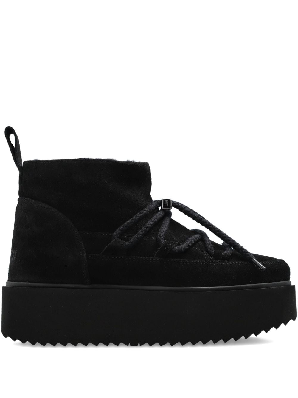 Stivaletti bassi classic low platform in nero 