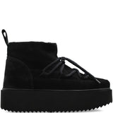 Stivaletti bassi classic low platform in nero 