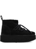 Black Classic Low Platform Ankle Boots