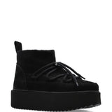 Stivaletti bassi classic low platform in nero 