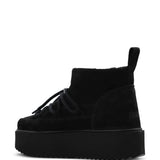Stivaletti bassi classic low platform in nero 
