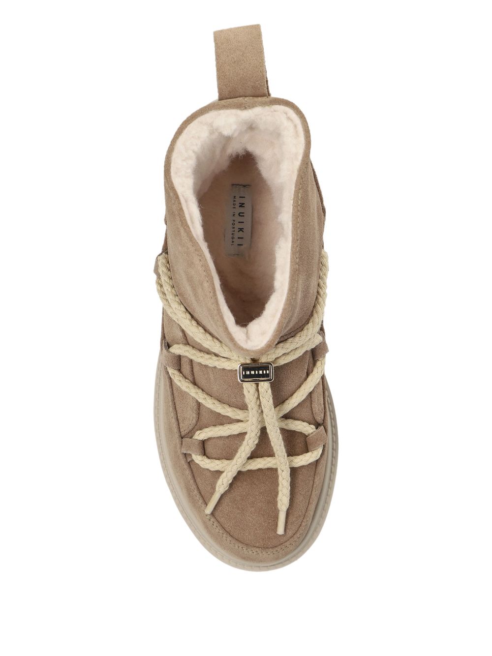 Stivaletti in Classic Low Platform in beige 