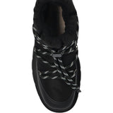 Stivali Biker Puffer in nero 