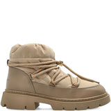 Stivaletti Biker Puffer in beige 