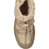 Stivaletti Biker Puffer in beige 