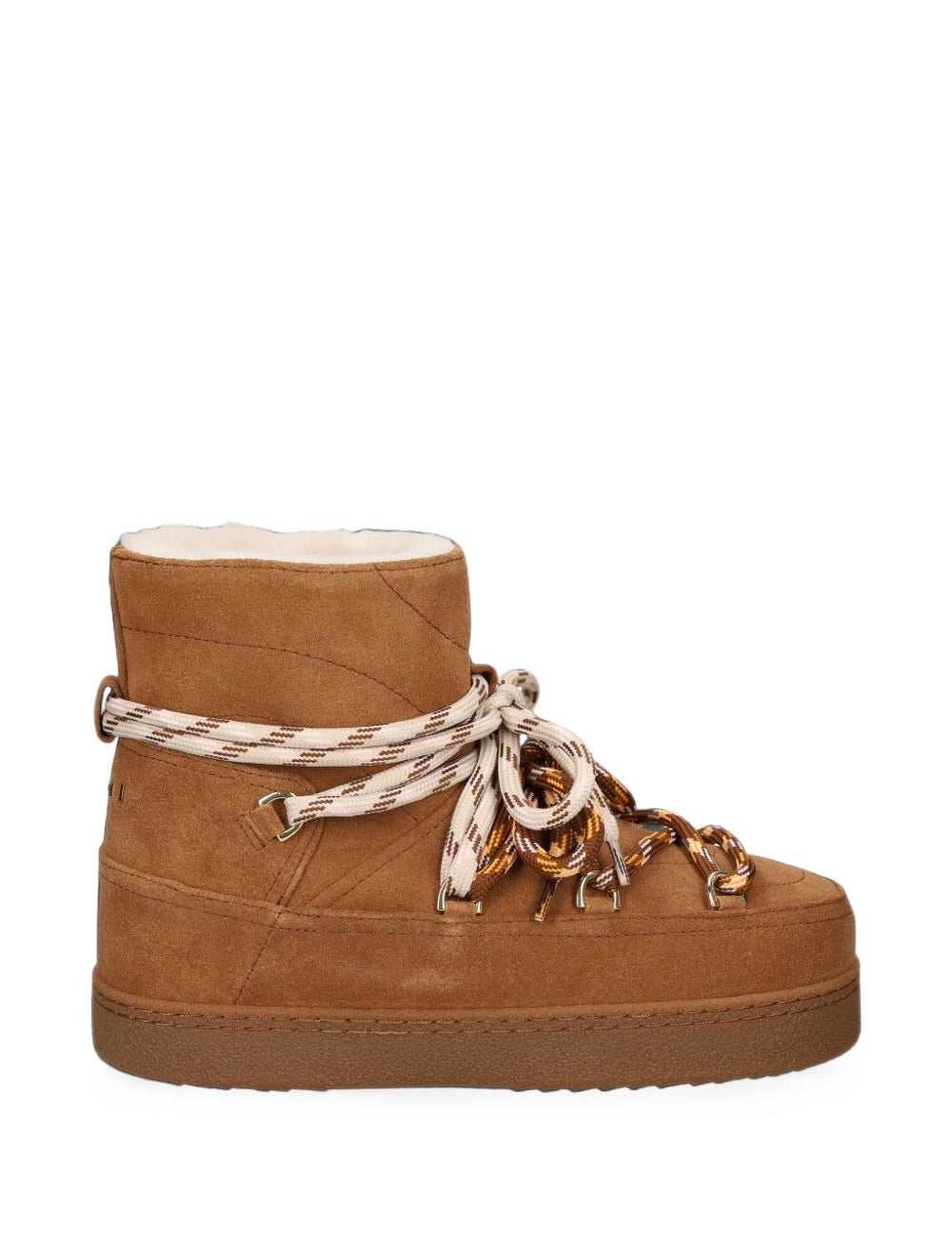 Stivaletti Quilted Suede in marrone 