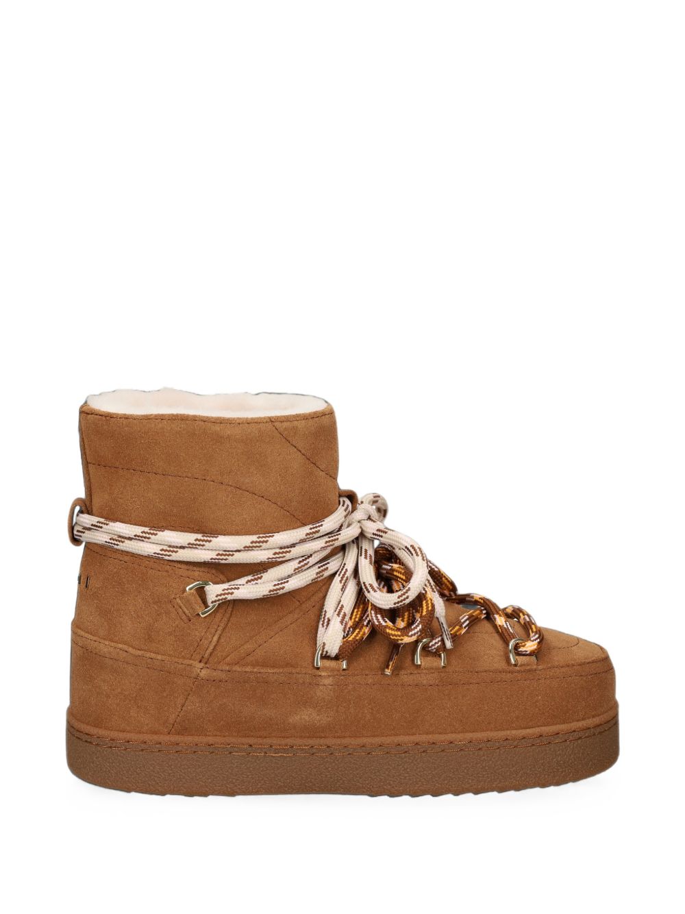 Stivaletti Quilted Suede in marrone 