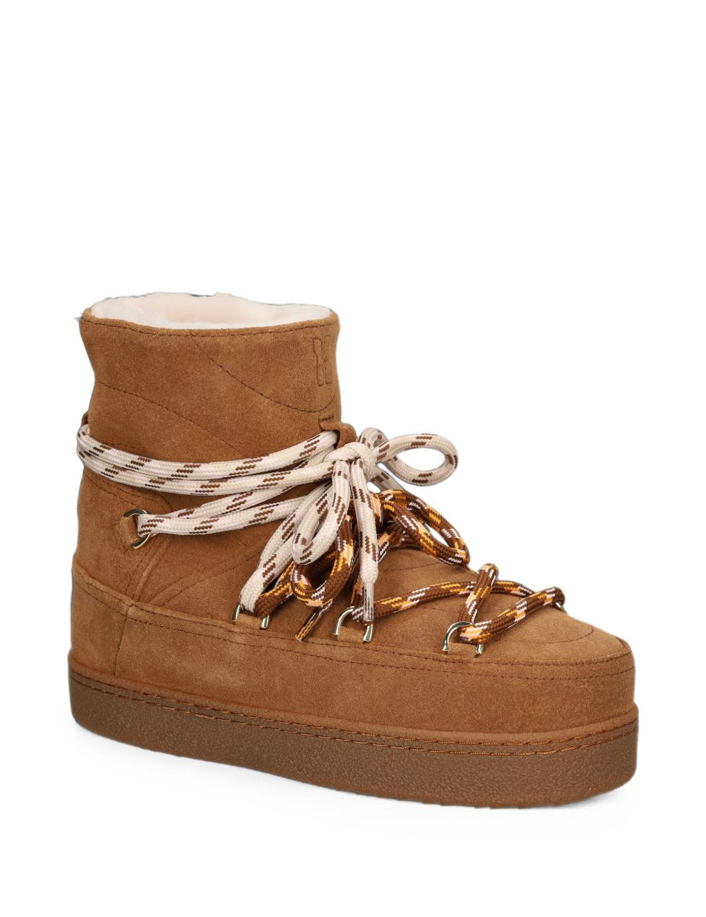 Stivaletti Quilted Suede in marrone 