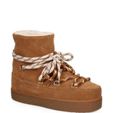 Stivaletti Quilted Suede in marrone 