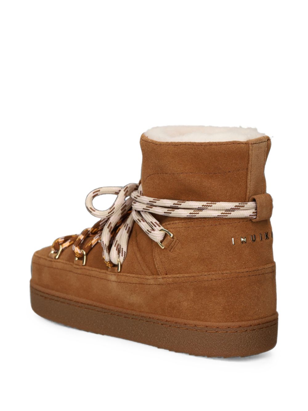 Stivaletti Quilted Suede in marrone 