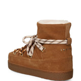 Stivaletti Quilted Suede in marrone 