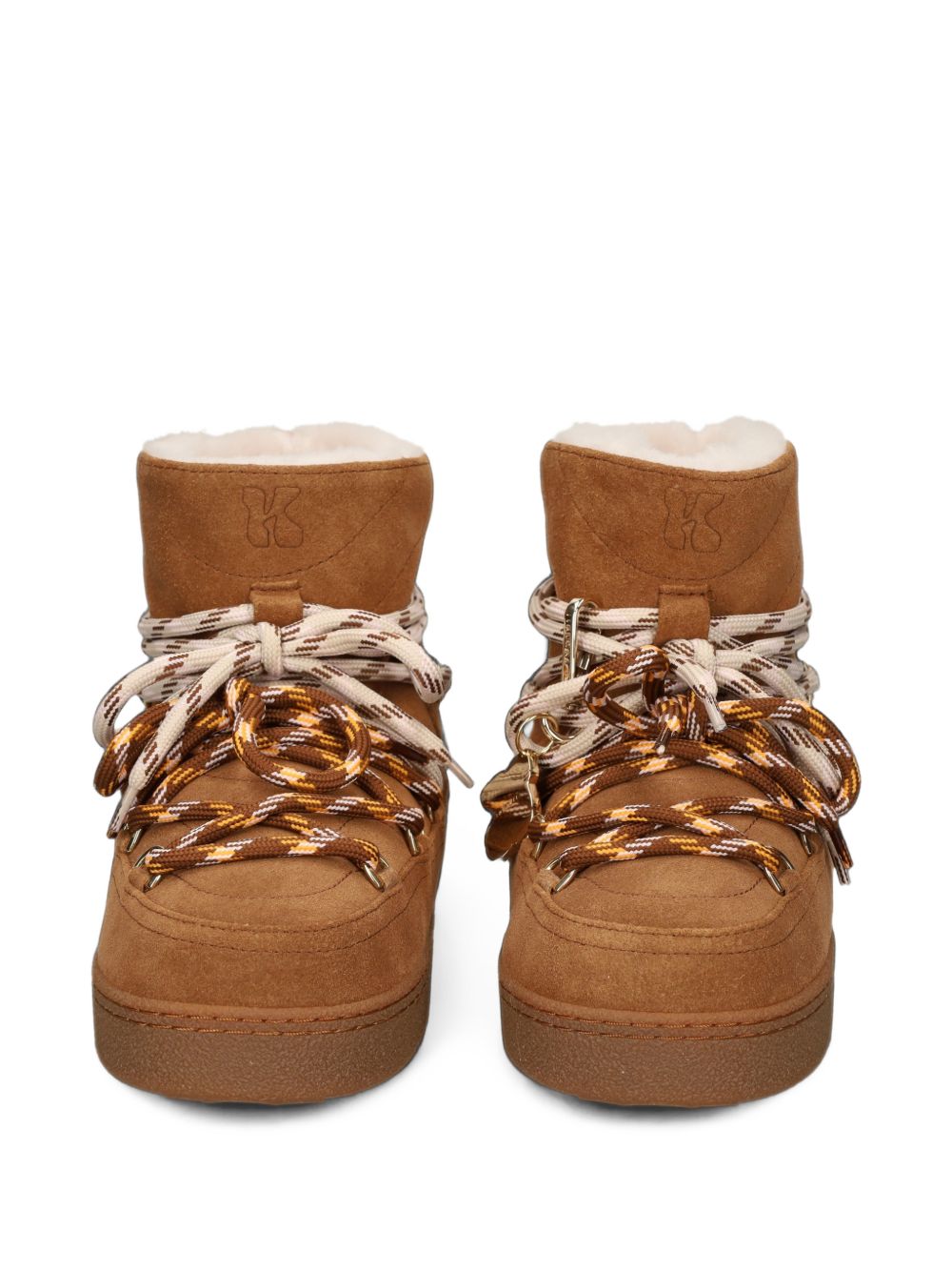Stivaletti Quilted Suede in marrone 