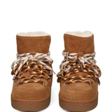 Stivaletti Quilted Suede in marrone 
