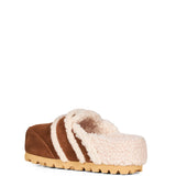 Mules Cozy in marrone 