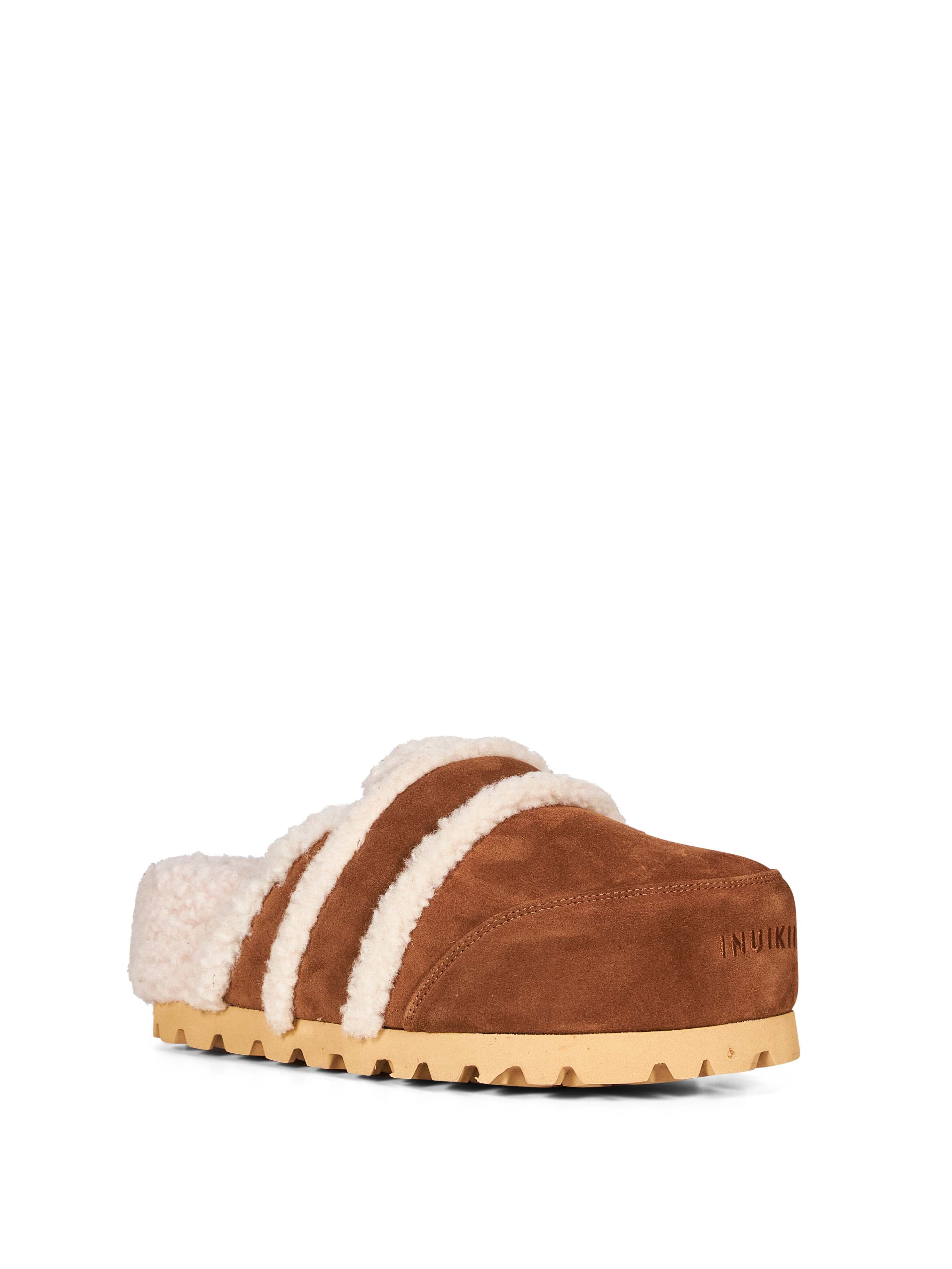 Mules Cozy in marrone 