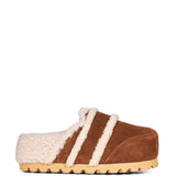 Mules Cozy in marrone 
