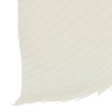 Sciarpa con design plisettato in bianco 