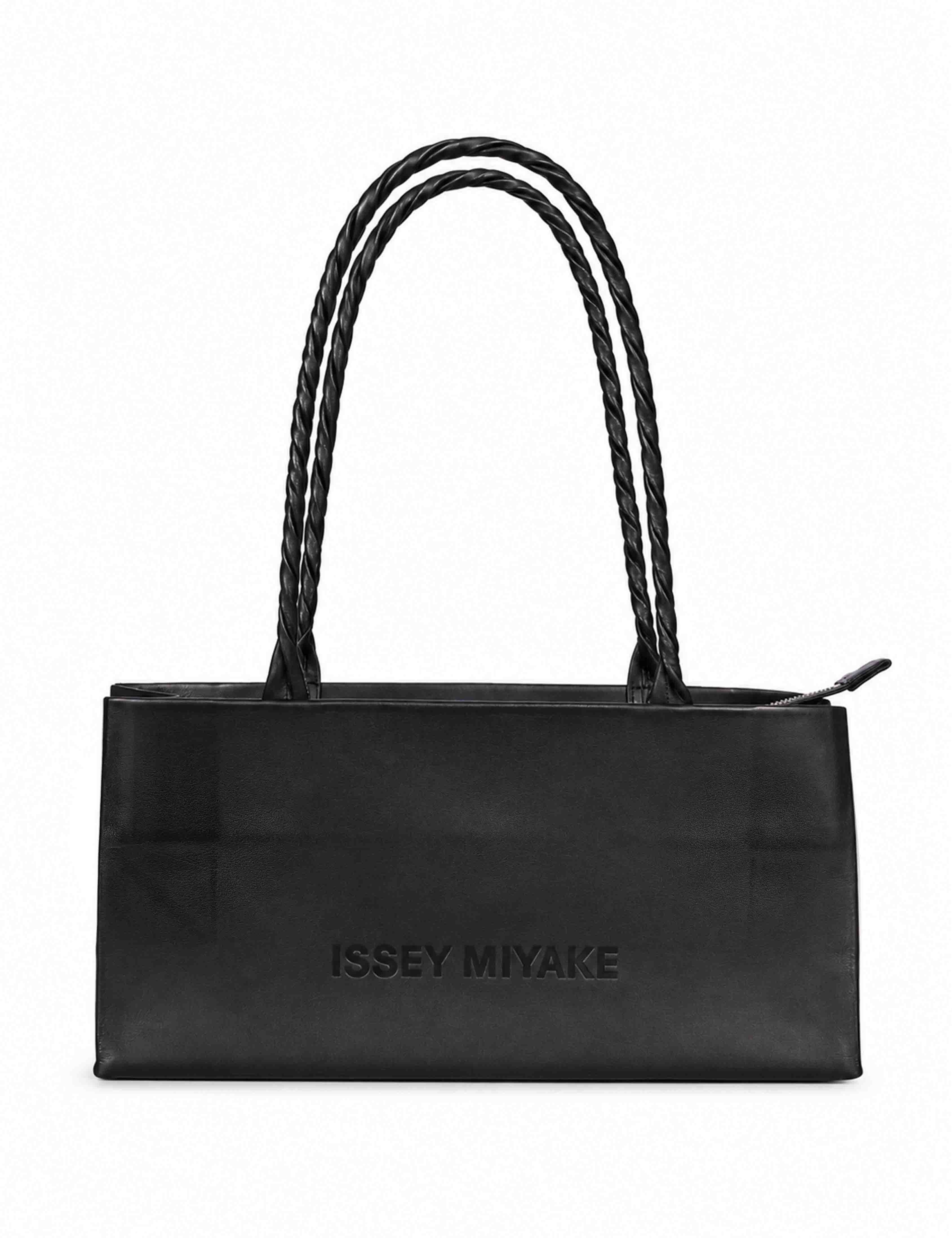 Borsa a spalla Paper in nero 